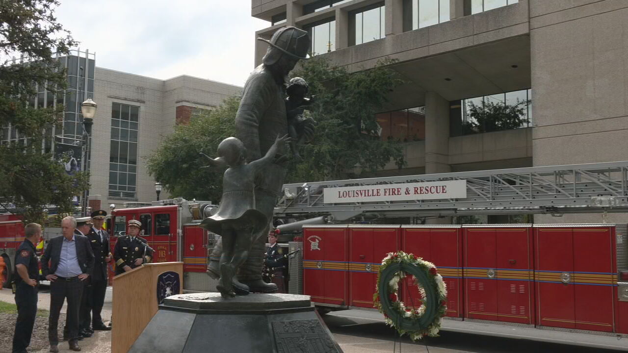 2 more Louisville firefighters added to memorial in Jefferson Square Park